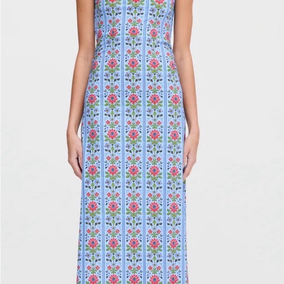 Hill House Dresses & Skirts - NWT Hill House Blue and Pink Floral Maxi Dress